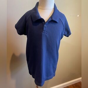 Athleta Girls Polo Shirt Blue Size M (8-10)
